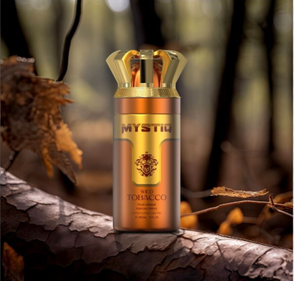 Wild Tobacco 250ml Body Spray by Mystiq (Pack of 6)