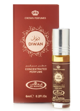 Pack of 6 - Diwan 6ml Perfume Oil by Al Rehab
