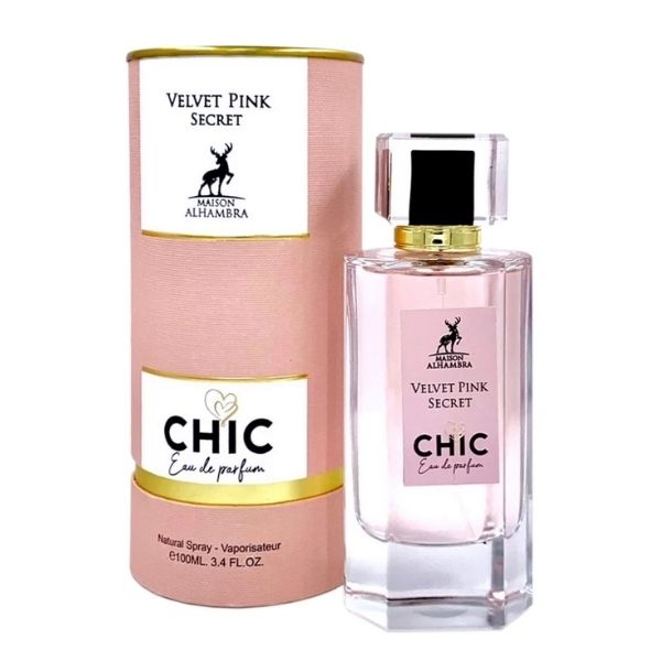 Chic Velvet Pink Secret 100ml Eau De Parfum by Maison Alhambra