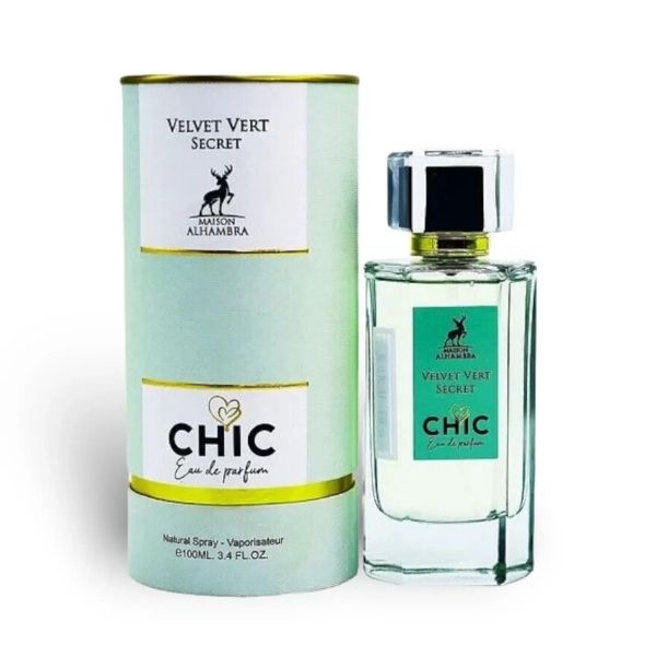 Chic Velvet Vert Secret 100ml Eau De Parfum by Maison Alhambra