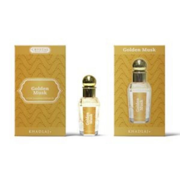 Golden Musk 15ml Pack of 12 by Khadlaj Perfume Oil - CPO