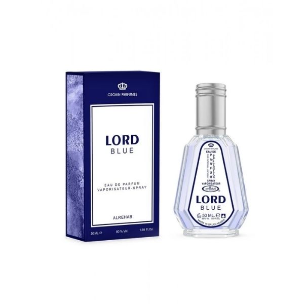 Lord Blue 50ml Perfume Sprays Pack of 12 by Al-Rehab