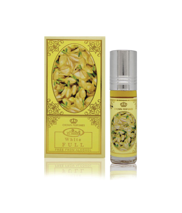 Pack of 6 - White Full  6ml Perfume Oil by Al Rehab
