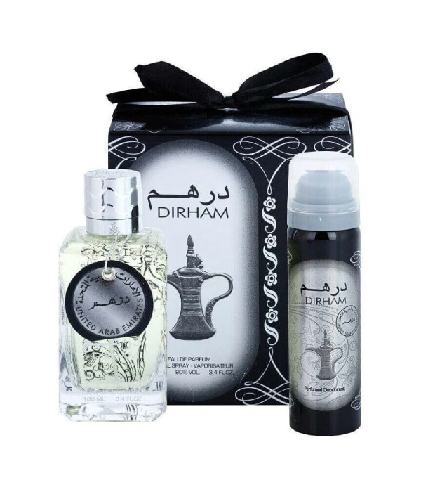 Dirham Silver + Deo 100ml Eau De Parfum by Ard Al Zaafaran