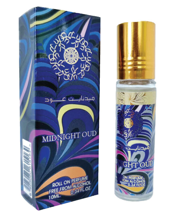 Pack of 12-  Midnight Oud 10ml Perfume Oil by Ard Al Zaafaran 