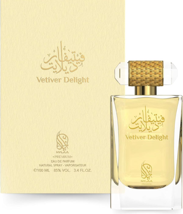Vetiver Delight 100ml by Nylaa Premium- Eau De Parfum